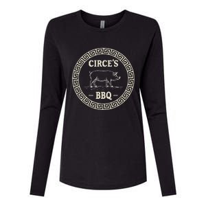 Funny Greek Mythology CirceS Bbq The Odyssey Womens Cotton Relaxed Long Sleeve T-Shirt