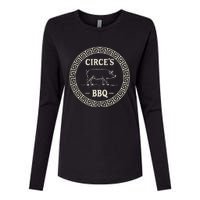 Funny Greek Mythology CirceS Bbq The Odyssey Womens Cotton Relaxed Long Sleeve T-Shirt