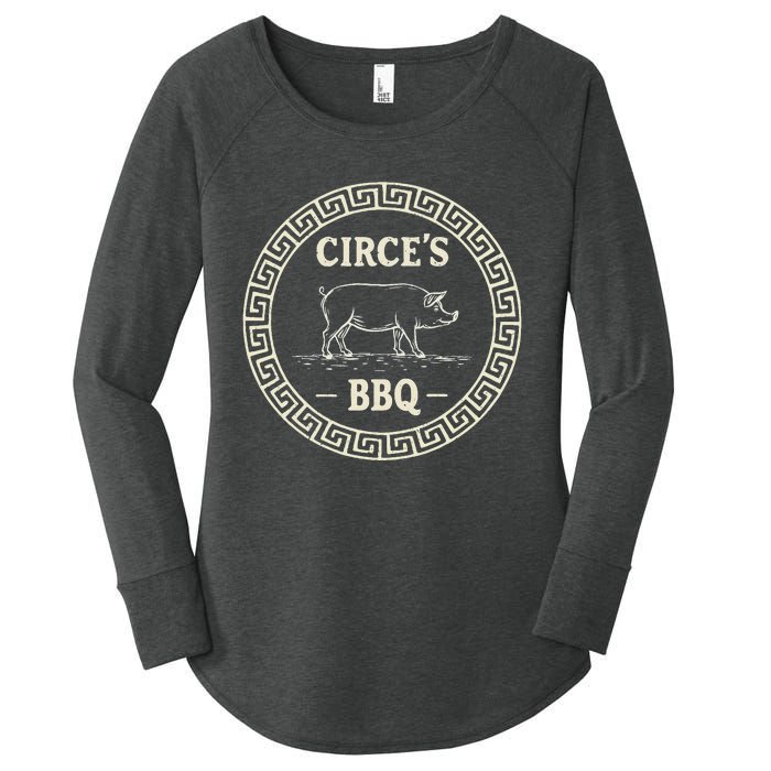 Funny Greek Mythology CirceS Bbq The Odyssey Women's Perfect Tri Tunic Long Sleeve Shirt