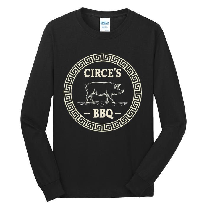 Funny Greek Mythology CirceS Bbq The Odyssey Tall Long Sleeve T-Shirt