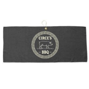 Funny Greek Mythology CirceS Bbq The Odyssey Large Microfiber Waffle Golf Towel