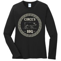 Funny Greek Mythology CirceS Bbq The Odyssey Ladies Long Sleeve Shirt