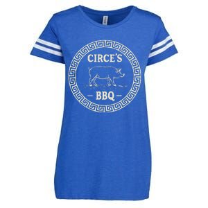 Funny Greek Mythology CirceS Bbq The Odyssey Enza Ladies Jersey Football T-Shirt