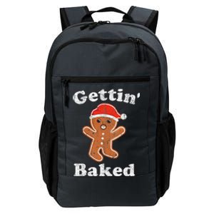 Funny Gingerbread Man Gettin Baked Cookie Baking Christmas Daily Commute Backpack