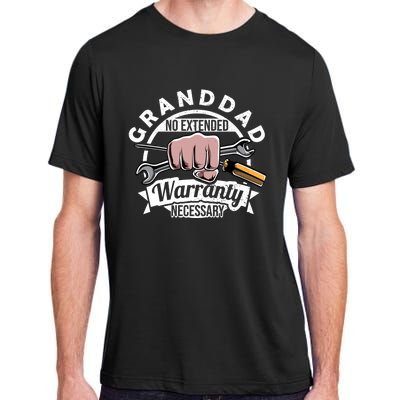 Funny Granddad Mr Fix It Handy My Tools Mechanic Grandpa Gift Adult ChromaSoft Performance T-Shirt