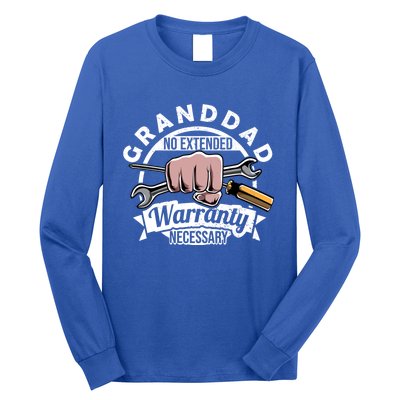 Funny Granddad Mr Fix It Handy My Tools Mechanic Grandpa Gift Long Sleeve Shirt