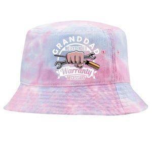 Funny Granddad Mr Fix It Handy My Tools Mechanic Grandpa Gift Tie-Dyed Bucket Hat