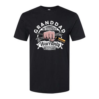 Funny Granddad Mr Fix It Handy My Tools Mechanic Grandpa Gift Softstyle CVC T-Shirt