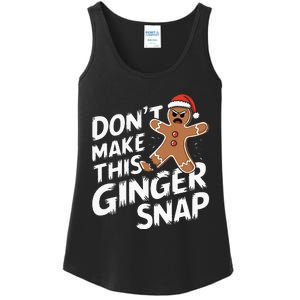 Fun Gingerbread Man Christmas & Graphic Ladies Essential Tank