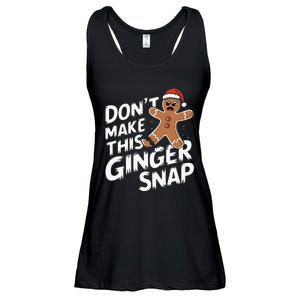 Fun Gingerbread Man Christmas & Graphic Ladies Essential Flowy Tank