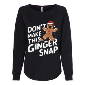 Fun Gingerbread Man Christmas & Graphic Womens California Wash Sweatshirt