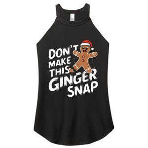 Fun Gingerbread Man Christmas & Graphic Women's Perfect Tri Rocker Tank