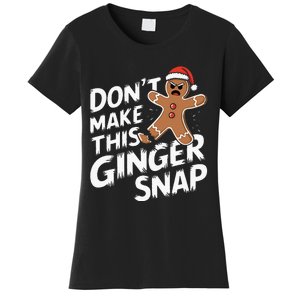 Fun Gingerbread Man Christmas & Graphic Women's T-Shirt