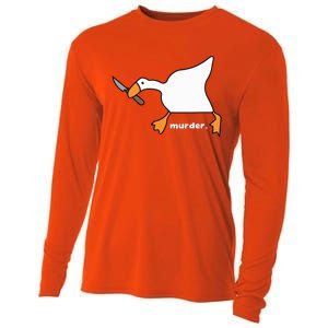 Funny Goose Murder Cooling Performance Long Sleeve Crew