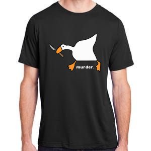 Funny Goose Murder Adult ChromaSoft Performance T-Shirt