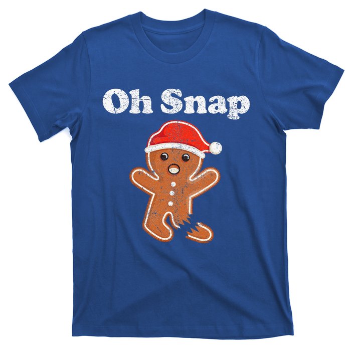 Funny Gingerbread Man Oh Snap Christmas Cookie Costume T-Shirt