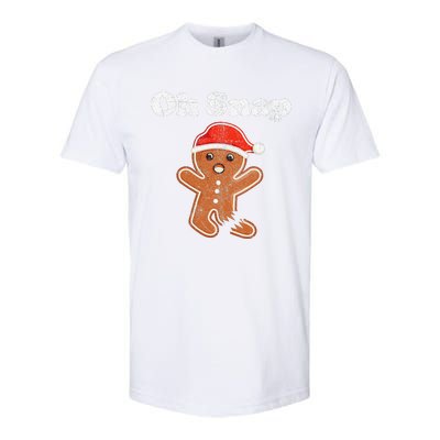 Funny Gingerbread Man Oh Snap Christmas Cookie Costume Softstyle CVC T-Shirt