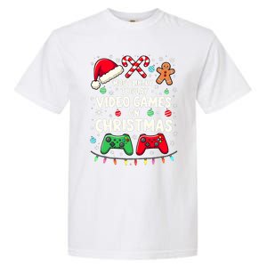 Funny Gamer Most Likely To Play Video Games Christmas Garment-Dyed Heavyweight T-Shirt