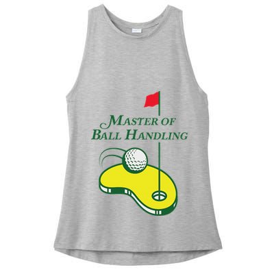 Funny Golf Master Of Ball Handling For Women Ladies PosiCharge Tri-Blend Wicking Tank