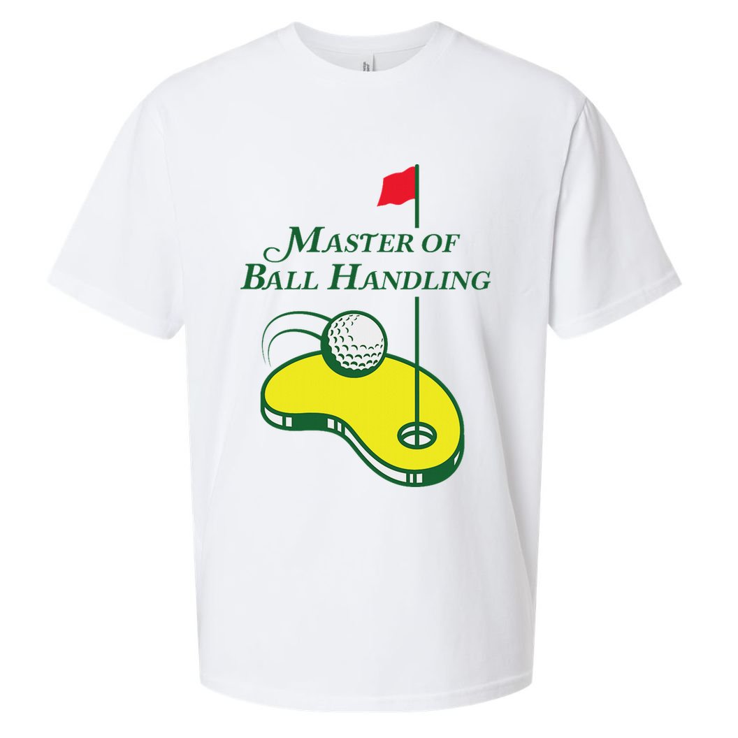 Funny Golf Master Of Ball Handling For Women Sueded Cloud Jersey T-Shirt