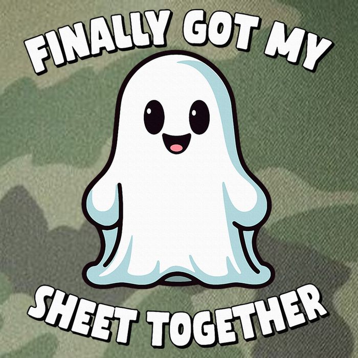 Finally Got My Sheet Together Boo Ghost Halloween Legacy Tie Dye Trucker Hat