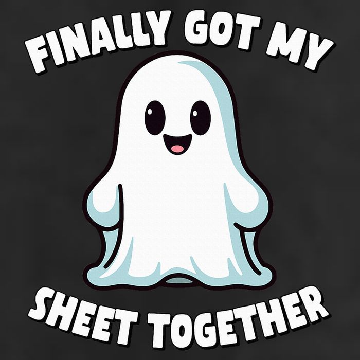 Finally Got My Sheet Together Boo Ghost Halloween 7 Panel Mesh Trucker Snapback Hat