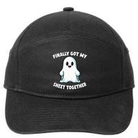 Finally Got My Sheet Together Boo Ghost Halloween 7-Panel Snapback Hat