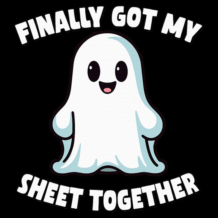 Finally Got My Sheet Together Boo Ghost Halloween 7-Panel Snapback Hat