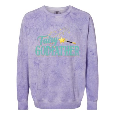 Fairy Godfather Magical Imaginary Being Fiction Fairy Colorblast Crewneck Sweatshirt