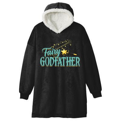 Fairy Godfather Magical Imaginary Being Fiction Fairy Hooded Wearable Blanket