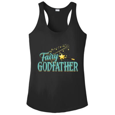 Fairy Godfather Magical Imaginary Being Fiction Fairy Ladies PosiCharge Competitor Racerback Tank