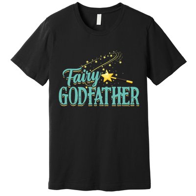 Fairy Godfather Magical Imaginary Being Fiction Fairy Premium T-Shirt