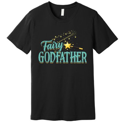 Fairy Godfather Magical Imaginary Being Fiction Fairy Premium T-Shirt