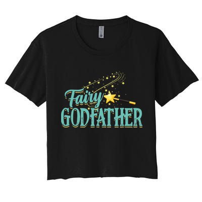 Fairy Godfather Magical Imaginary Being Fiction Fairy Crop Top
