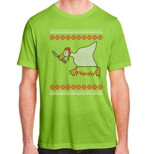 Funny Goose Murder For Xmas Adult ChromaSoft Performance T-Shirt