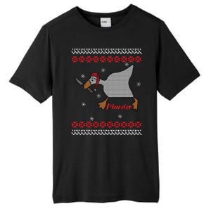 Funny Goose Murder For Xmas Tall Fusion ChromaSoft Performance T-Shirt