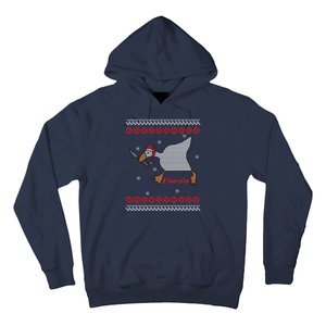 Funny Goose Murder For Xmas Hoodie