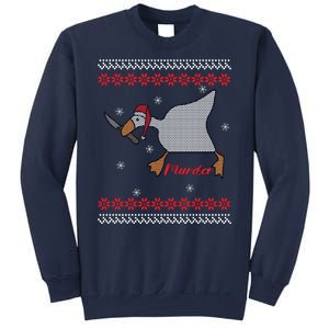 Funny Goose Murder For Xmas Sweatshirt