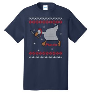 Funny Goose Murder For Xmas Tall T-Shirt