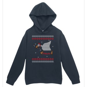 Funny Goose Murder For Xmas Urban Pullover Hoodie