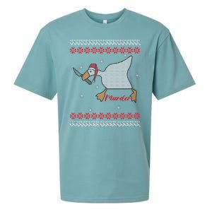 Funny Goose Murder For Xmas Sueded Cloud Jersey T-Shirt