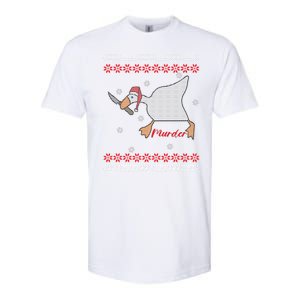 Funny Goose Murder For Xmas Softstyle CVC T-Shirt