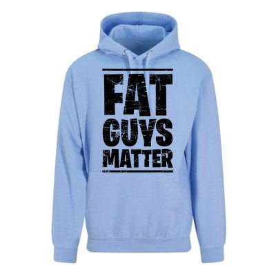 Fat Guys Matter Funny Unisex Surf Hoodie