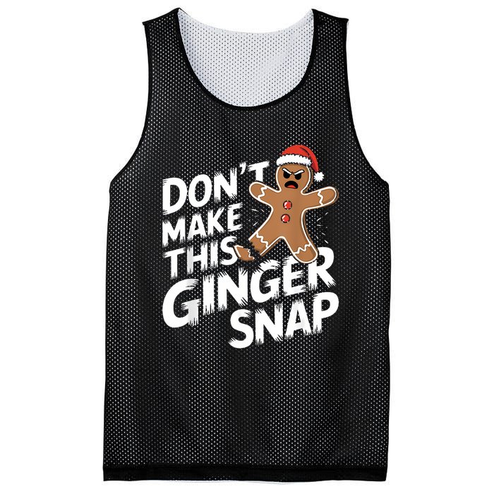 Fun Gingerbread Man Christmas & Women Graphic Mesh Reversible Basketball Jersey Tank