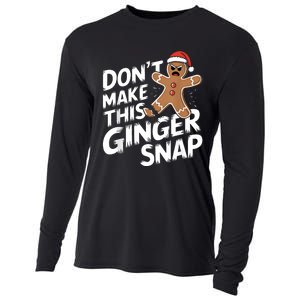 Fun Gingerbread Man Christmas & Women Graphic Cooling Performance Long Sleeve Crew