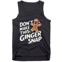 Fun Gingerbread Man Christmas & Women Graphic Tank Top