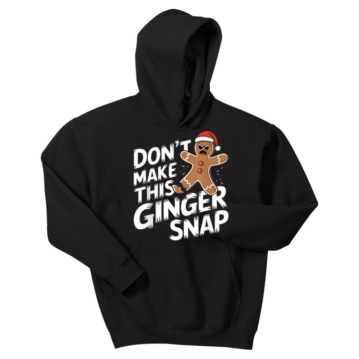 Fun Gingerbread Man Christmas & Women Graphic Kids Hoodie