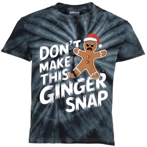 Fun Gingerbread Man Christmas & Women Graphic Kids Tie-Dye T-Shirt