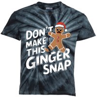 Fun Gingerbread Man Christmas & Women Graphic Kids Tie-Dye T-Shirt