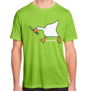 Funny Goose Murder Adult ChromaSoft Performance T-Shirt